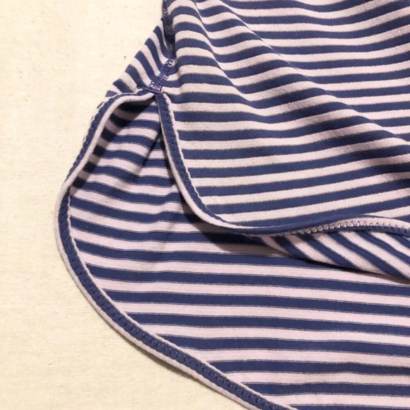 Lululemon Racerback Tank Medium Size Purple White Stripe Neoprene Size 6 - Picture 8 of 13